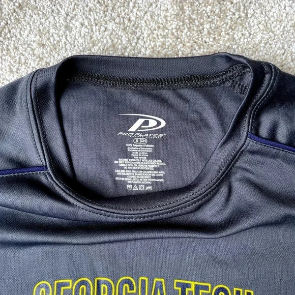 Pro-Player Sports Apparel Kids Georgia Tech T-Shirt/Jersey, Size S - Picture 3 of 7